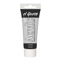 El Greco Acrylfarbe 75 ml | verschiedene Farben - Silber