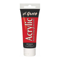 El Greco Acrylfarbe 75 ml | verschiedene Farben - Karmesinrot