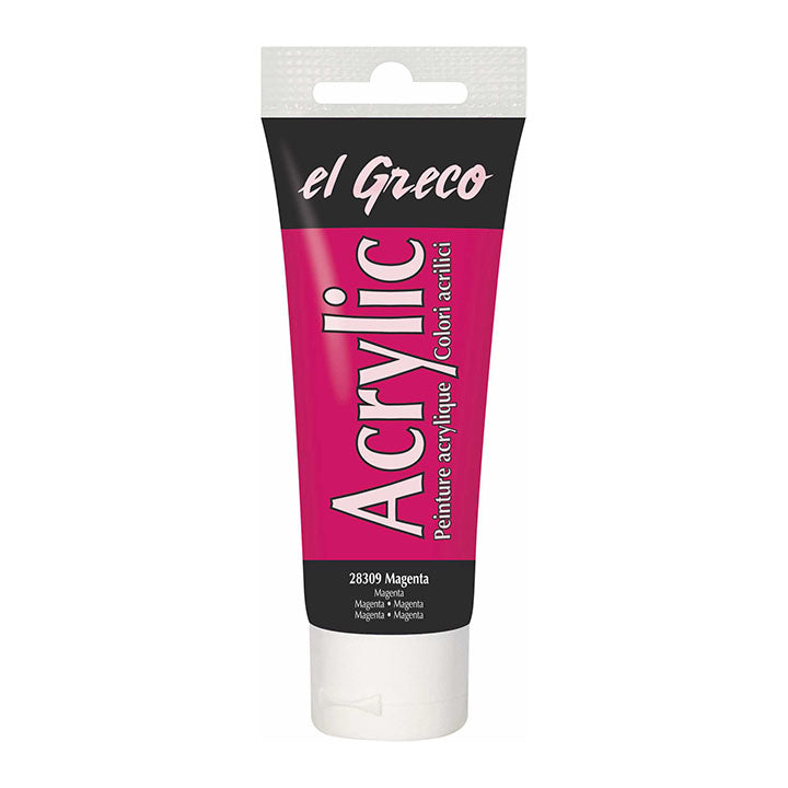 El Greco Acrylfarbe 75 ml | verschiedene Farben - Magenta