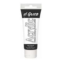 El Greco Acrylfarbe 75 ml – Titanzweiß