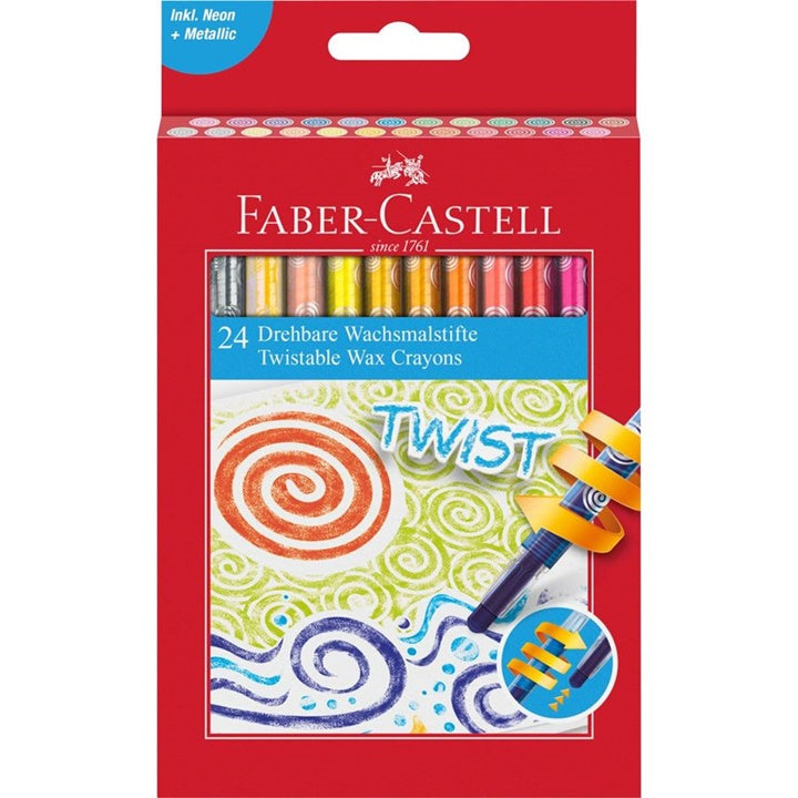 Faber-Castell ausdrehbare Wachsmalstifte Twist | verschiedene Sets — Bild 1