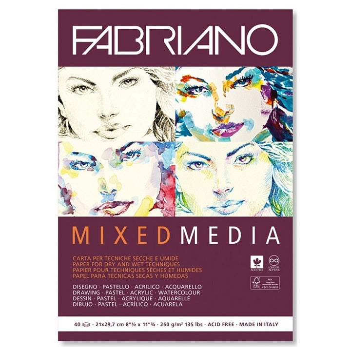 FABRIANO Mixed Media Skizzenblock | verschiedene Formate — Bild 2