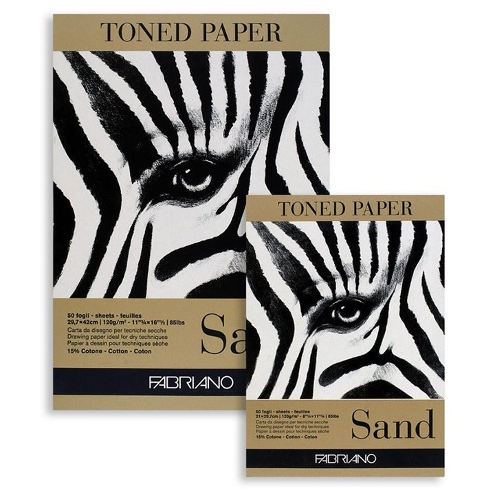 FABRIANO Skizzenblock TONED SAND – sandfarbenes Papier | verschiedene Formate — Bild 4