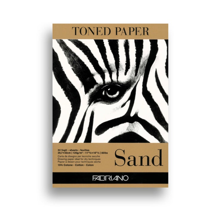 FABRIANO Skizzenblock TONED SAND – sandfarbenes Papier | verschiedene Formate — Bild 3