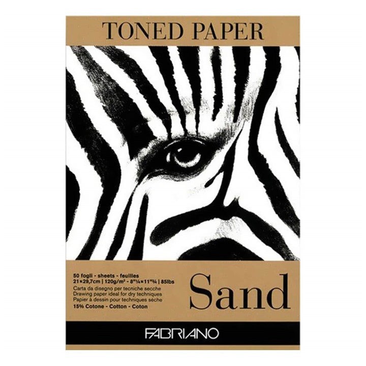 FABRIANO Skizzenblock TONED SAND – sandfarbenes Papier | verschiedene Formate — Bild 2