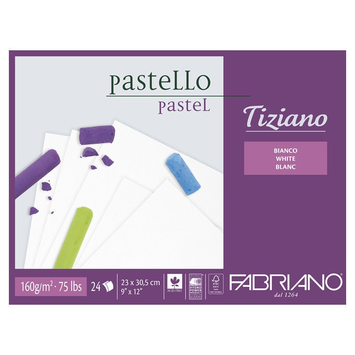 FABRIANO Tiziano Pastellpapier-Block – Weiß | verschiedene Größen — Bild 5