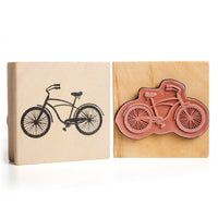 Fahrradstempel aus Holz — Bild 1