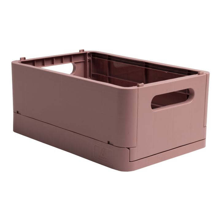 Faltbare Aufbewahrungsbox SKANDI aus recyceltem PP MIDI – Altrosa