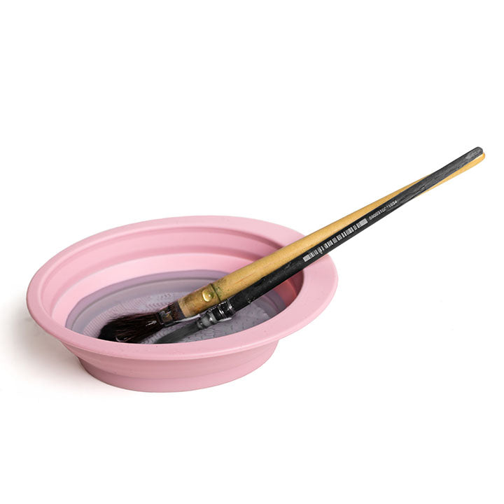 Faltbarer Silikon-Wasserbecher für Pinsel | verschiedene Farben — Bild 3
