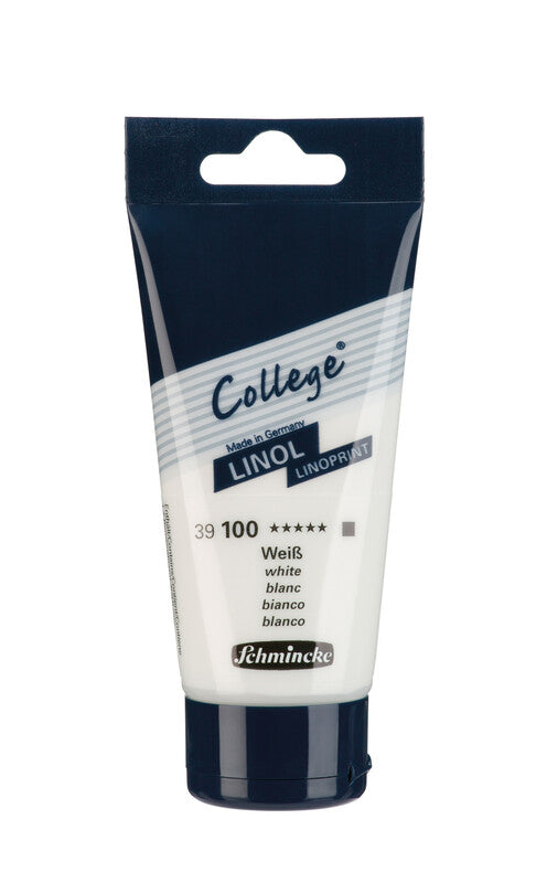 Schmincke College Linol Linoldruckfarbe 75 ml – 100 Weiß