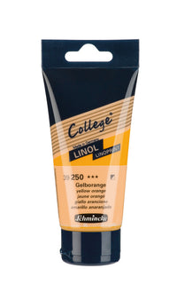 Schmincke College Linol Linoldruckfarbe 75 ml – 250 Gelborange