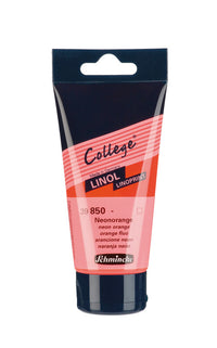 Schmincke College Linol Linoldruckfarbe 75 ml – 850 Neonorange