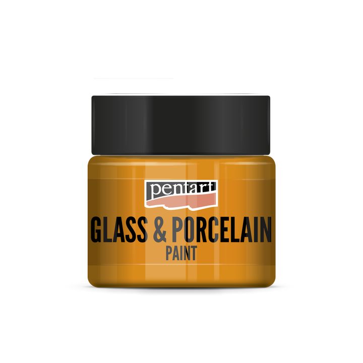 PENTART Glas- und Porzellanfarbe - 30 ml – 21336 - Orange