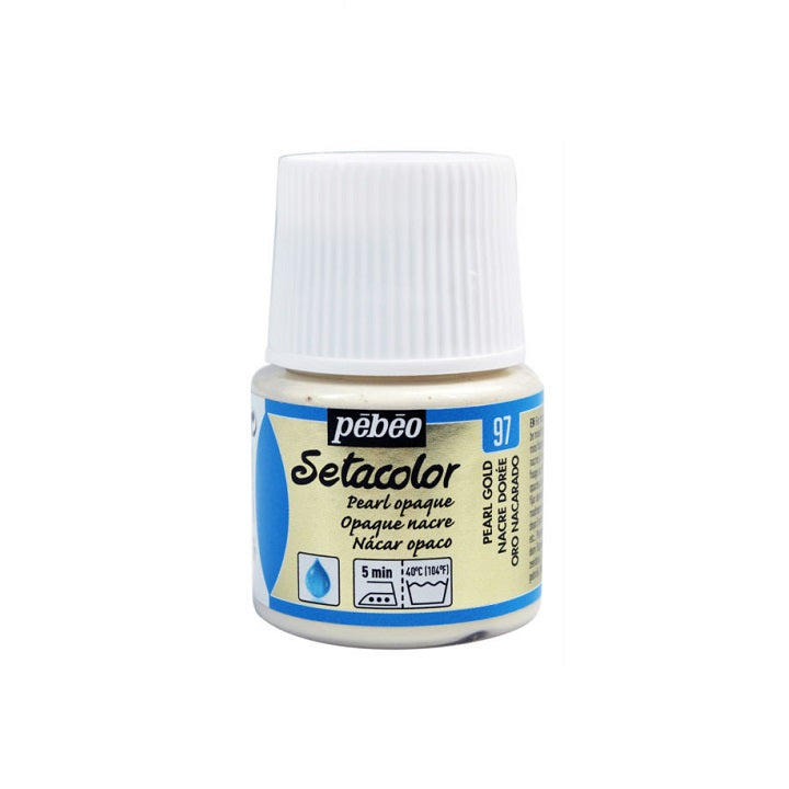 Pebeo Setacolor Opaque Pearl Textilfarbe 45 ml – Perl Rosa