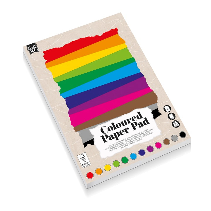 Farbiger Papierblock A4 24 Blatt — Bild 1
