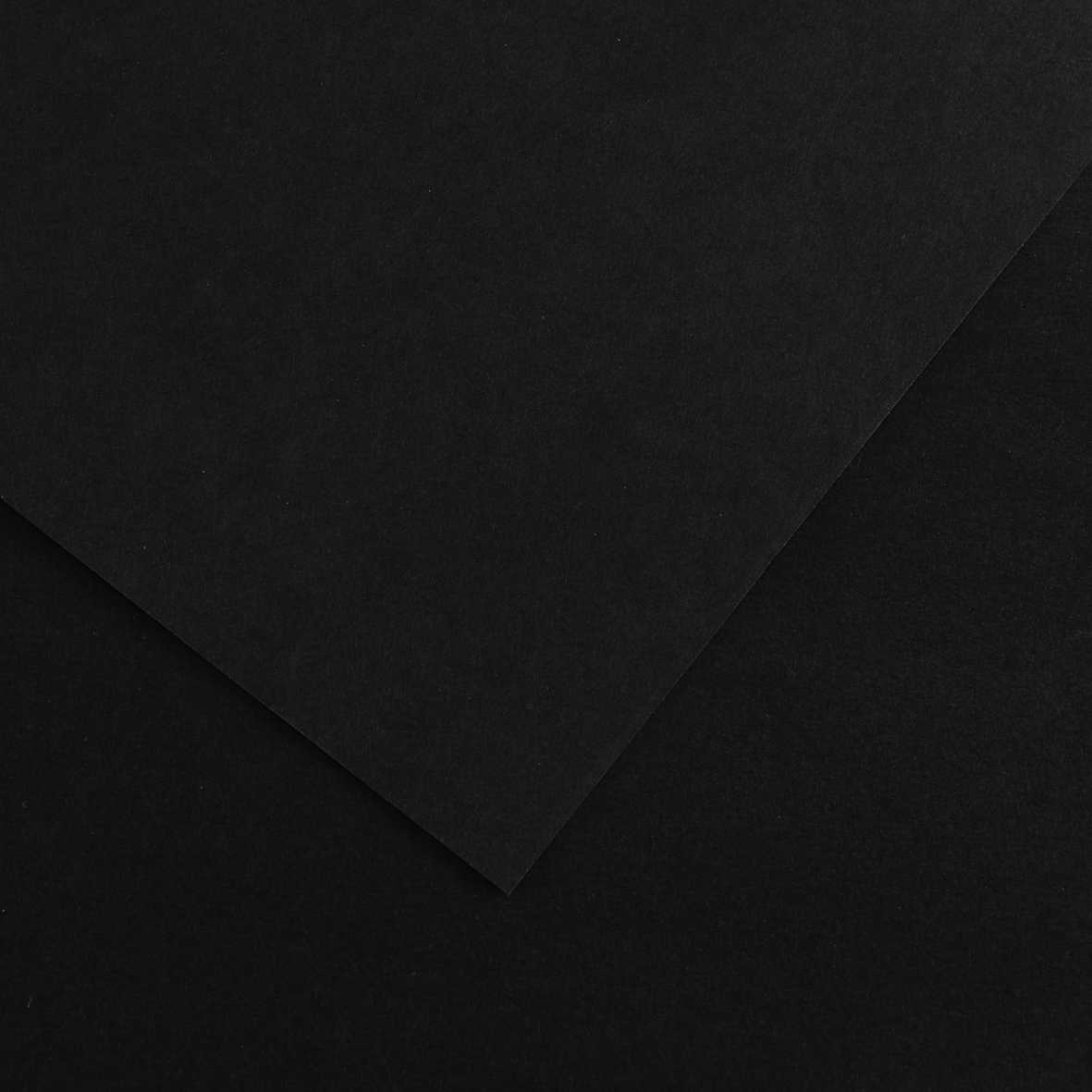 Farbpapier Canson Vivaldi A4 185 g – Schwarz 38