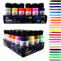 Farbset für Textilien Phoenix 12–24 x 59 ml