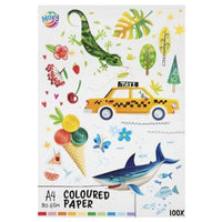 Farbiges Papier A4 - Set mit 70 Blatt — Bild 2