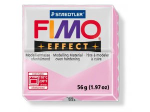 FIMO Effect Modelliermasse ofenhärtend - 56 g – 205 - Pastell Rosa