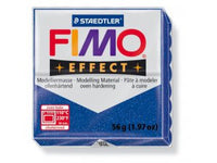 FIMO Effect Modelliermasse ofenhärtend - 56 g – 302 - Glitzernd Blau