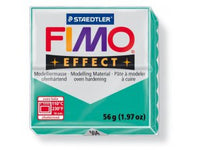 FIMO Effect Modelliermasse ofenhärtend - 56 g – 504 - Transparent Grün