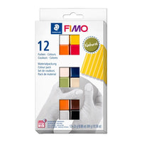 FIMO Soft Polymer Clay Set, Naturfarben 12x25g — Bild 2