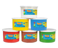 Fingerfarben JOVI 6 x 500 ml - 6 Stk