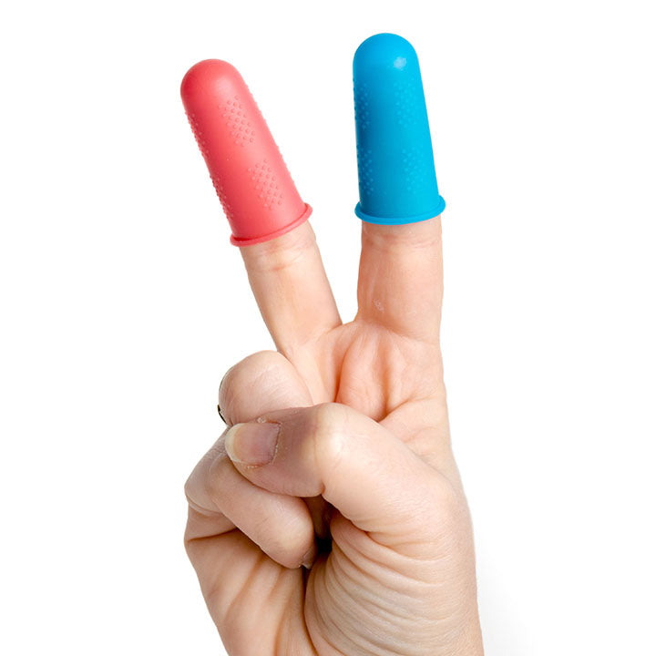 ARTMIE Silikon-Fingerhüte für den sicheren Umgang mit Heißkleber aus der Klebepistole.