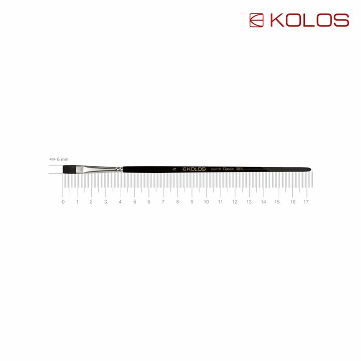 Flachpinsel aus Fehhaar KOLOS Classic 3016 | verschiedene Größen — Bild 3