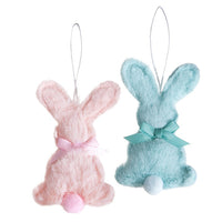 Flauschige Hasen-Anhänger 9 cm - 2er Set | verschiedene Farben — Bild 5