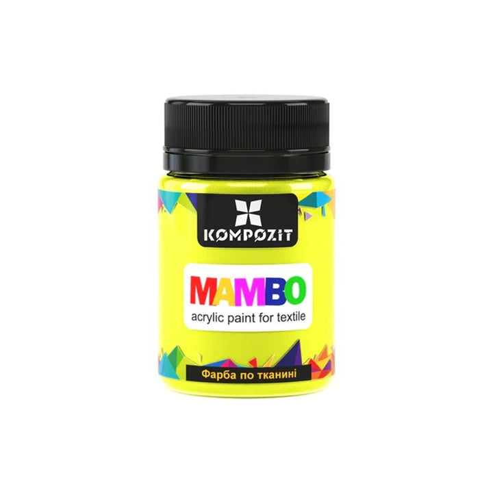 Fluoreszierende Textil- und Lederfarbe MAMBO 50 ml – 82 fluoreszierendes Limettengrün