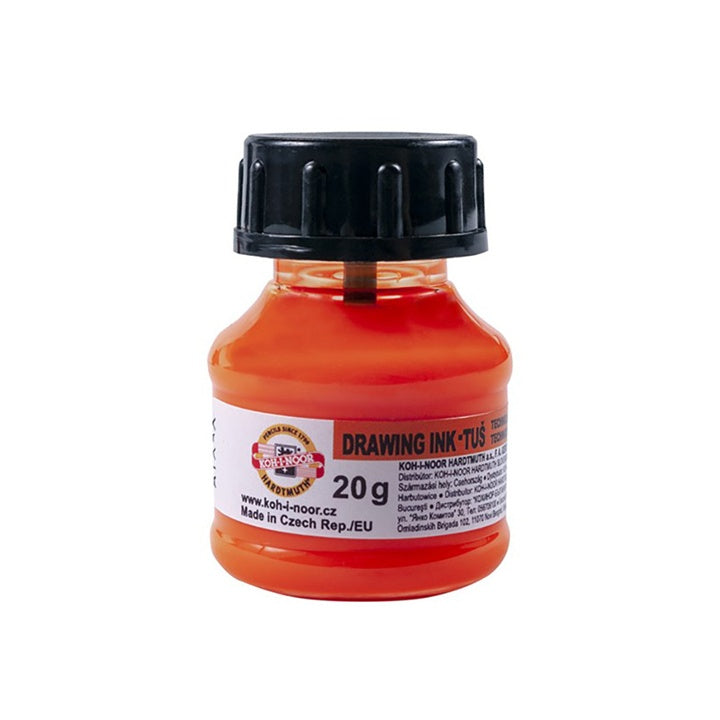Fluoreszierende Zeichentusche Koh-I-Noor 20 g – Orange