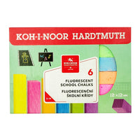 Fluoreszierende Schulkreide KOH-I-NOOR, Satz mit 6 Farben — Bild 1