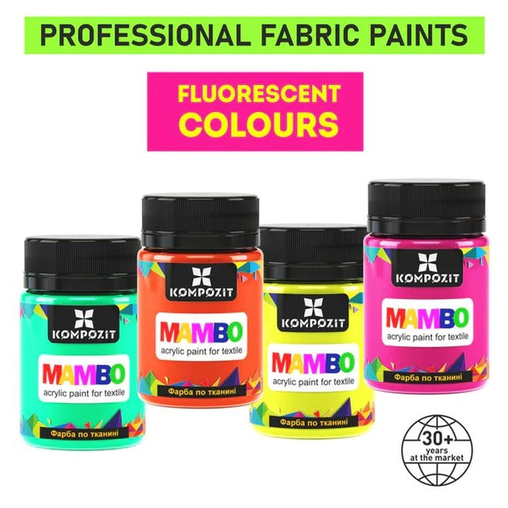 Fluoreszierende Textil- und Lederfarbe MAMBO 50 ml | verschiedene Farbtöne — Bild 7