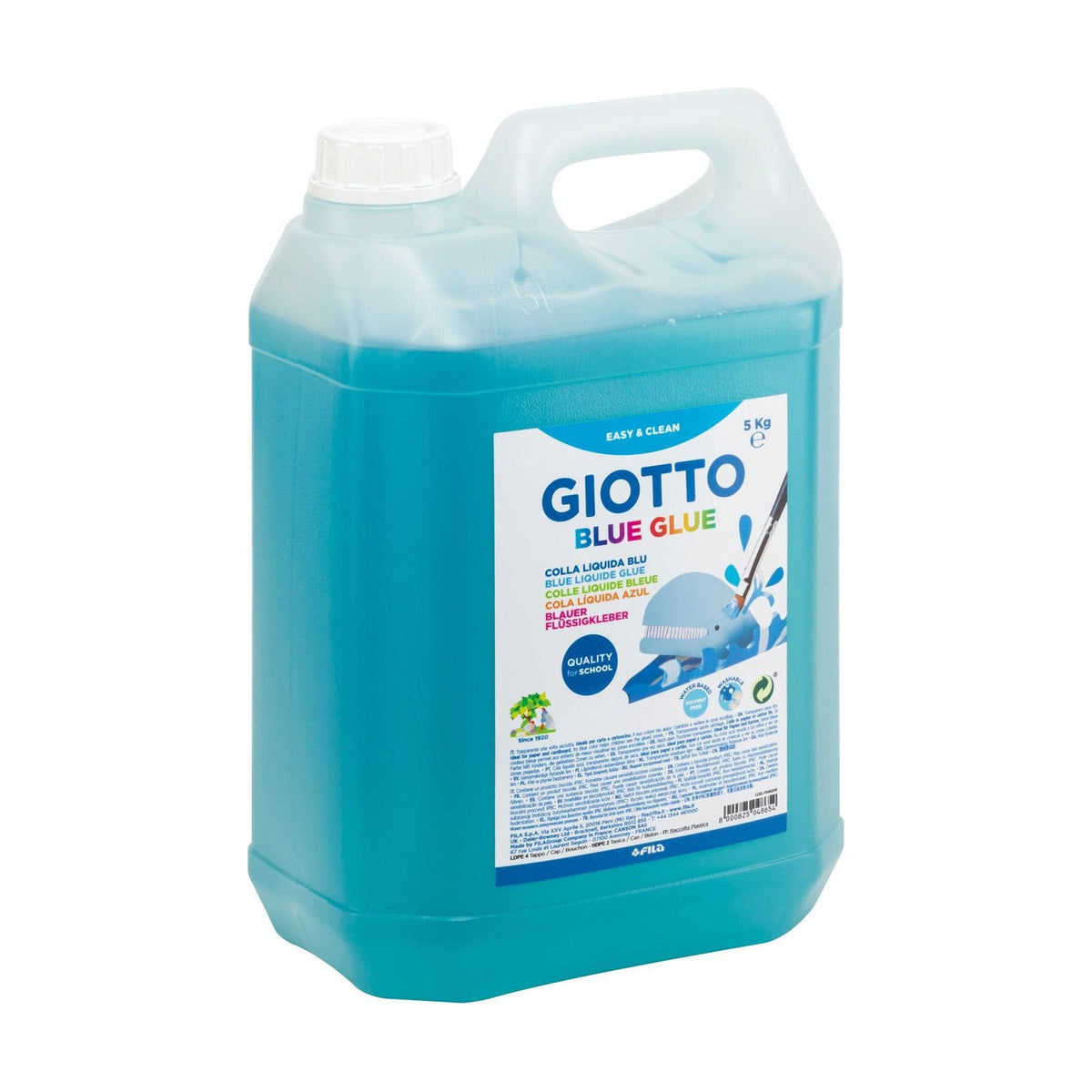 Flüssiger blauer Klebstoff GIOTTO Blue Glue – Kanister 5000 ml