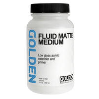 Flüssiges mattes Acrylmedium GOLDEN Fluid Matte Medium