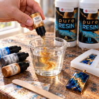 Flüssiges Metallic-Pigment für Harz 5 ml