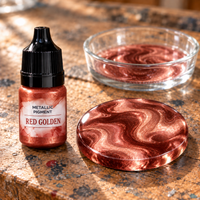 Flüssiges Metallic-Pigment für Harz 5 ml – Rotgold (Red Golden)