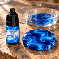 Flüssiges Metallic-Pigment für Harz 5 ml – Saphirblau (Sapphire Blue)