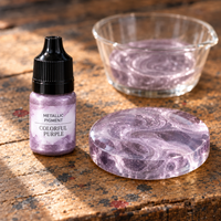 Flüssiges Metallic-Pigment für Harz 5 ml – Schimmerndes Lila (Colorful Purple)