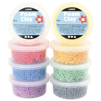 Foam Clay Modelliermasse mit großen Perlen - 8x20g — Bild 4