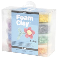 Foam Clay Modelliermasse mit großen Perlen - 8x20g — Bild 5