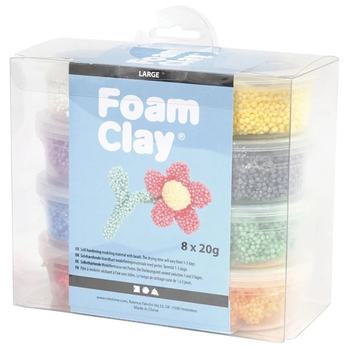 Foam Clay Modelliermasse mit großen Perlen - 8x20g — Bild 5