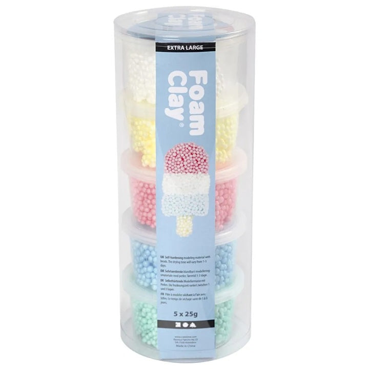 Foam Clay XL Kreative Modelliermasse - 5x25 g — Bild 5
