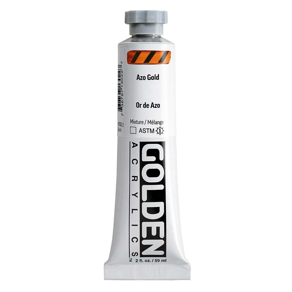 GOLDEN Heavy Body Acrylfarbe 59 ml – Azo Gold