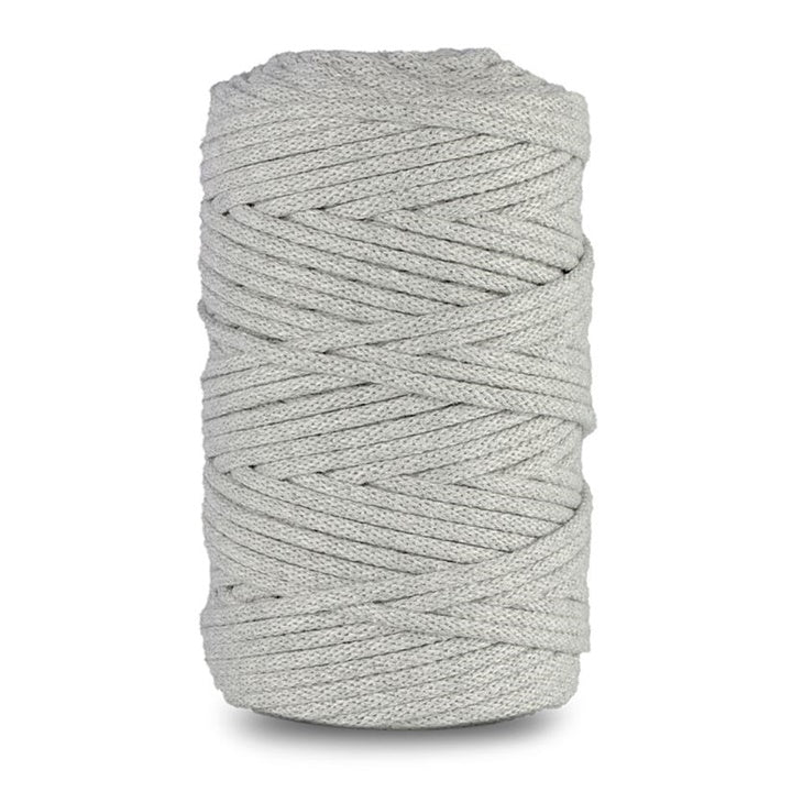 Geflochtene Kordel 100 m - DP Craft – 030 hellgrau