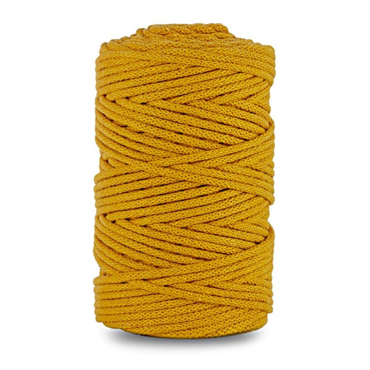Geflochtene Kordel 100 m - DP Craft – 080 senfgelb