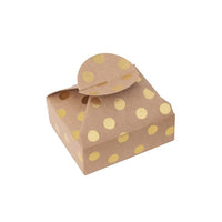 Geschenkboxen mit Gold-Muster 6x7,5x2,5 cm – 4 Stk. | verschiedene Motive — Bild 5