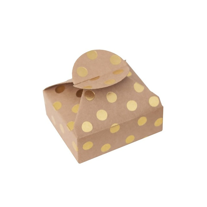 Geschenkboxen mit Gold-Muster 6x7,5x2,5 cm – 4 Stk. | verschiedene Motive — Bild 5