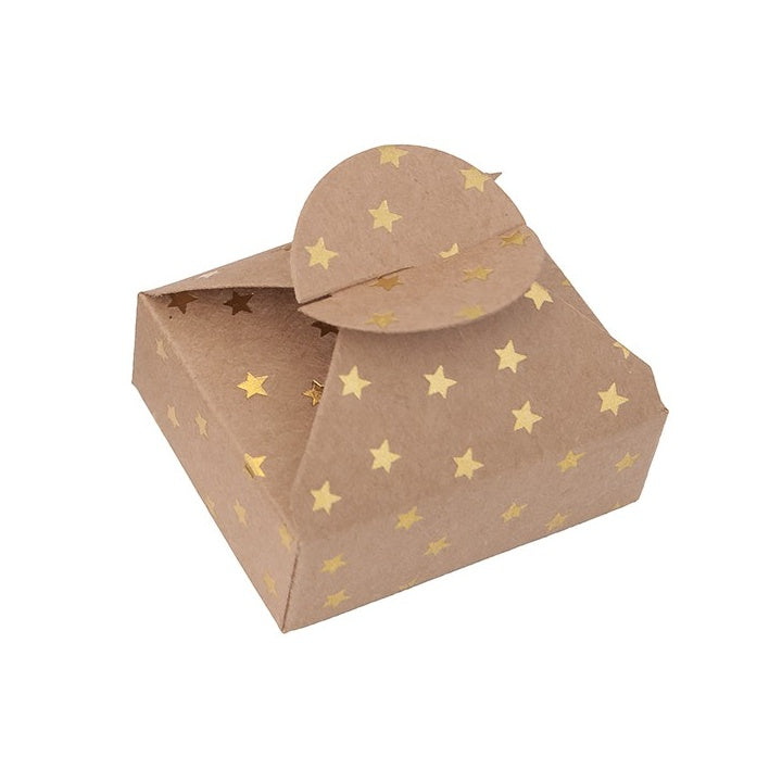 Geschenkboxen mit Gold-Muster 6x7,5x2,5 cm – 4 Stk. | verschiedene Motive — Bild 3